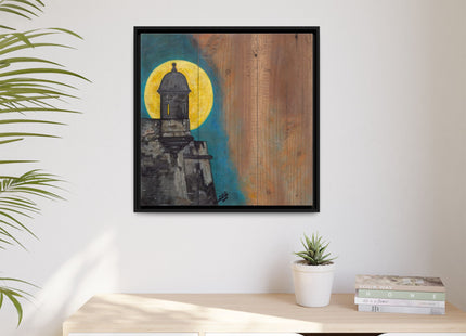 La Garita at Night Matte Canvas Print, Framed