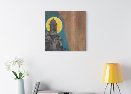 Garita at Night - Matte Canvas, Stretched, 1.25"