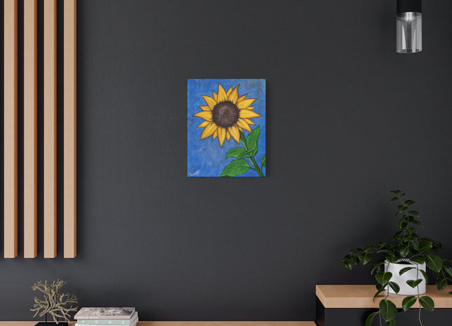 La flor de sol - Matte Canvas, Stretched, 1.25"