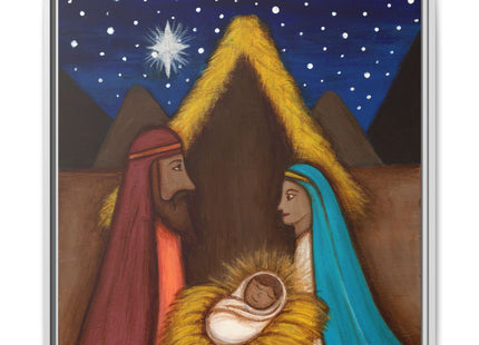 Nativity Canvas Framed – Puerto Rican Nativity Art