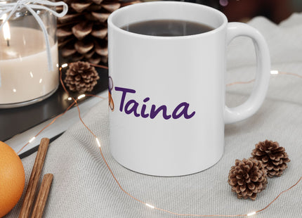 Hieroglyphics Taino Symbols Ceramic Mug —  Coffee Cup (11oz & 15oz)