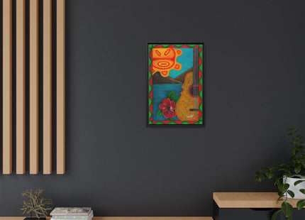 Framed Canva art - Cuantro Soleado (matte)