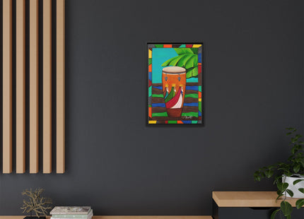 Framed Canvas Art — Conga Campera (Three wise men)