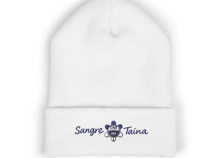 Taino Symbol Beanie Hat Embroidered with Sangre Taina Logo - Classic