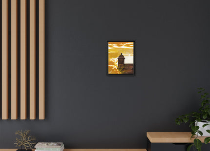 Atardecer en San Juan Framed Canva