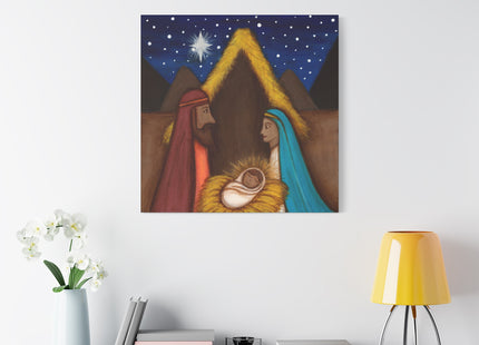 Nacimiento del Niño Jesus - Matte Canvas, Stretched, 1.25"