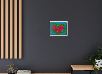 Trio Amapola Matte Framed Canvas