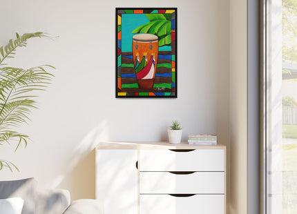 Framed Canvas Art — Conga Campera (Three wise men)