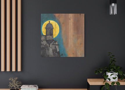 Garita at Night - Matte Canvas, Stretched, 1.25"