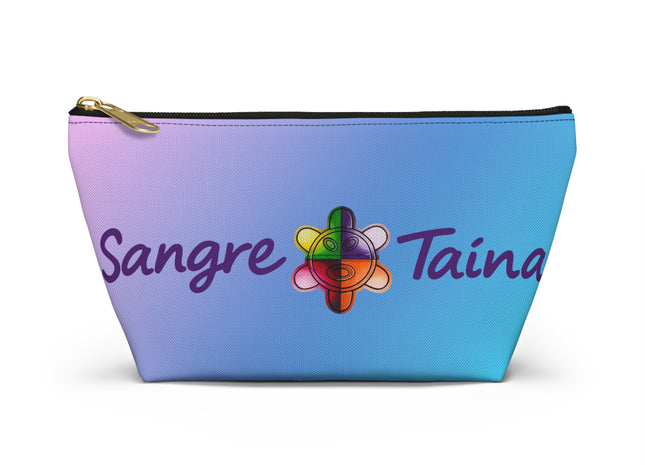Sangre Taina Logo Make-up, Accessories Pouch with T‑Bottom