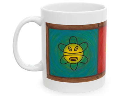Hieroglyphics Taino Symbols Ceramic Mug —  Coffee Cup (11oz & 15oz)