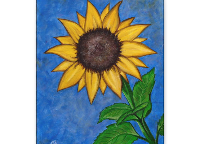 La flor de sol - Matte Canvas, Stretched, 1.25"