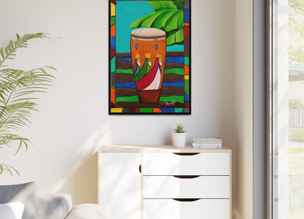 Framed Canvas Art — Conga Campera (Three wise men)