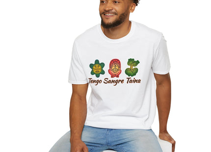 Tengo Sangre Taína T-Shirt — Indigenous Hieroglyphics Taino Symbol Tee (unisex)