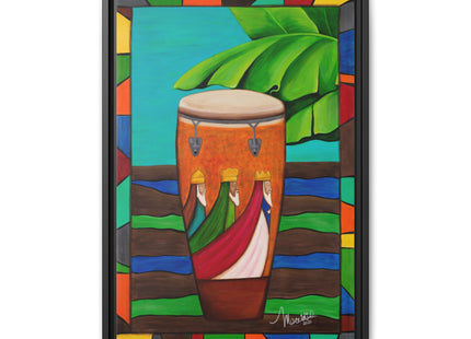 Framed Canvas Art — Conga Campera (Three wise men)