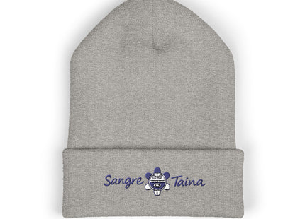 Taino Symbol Beanie Hat Embroidered with Sangre Taina Logo - Classic