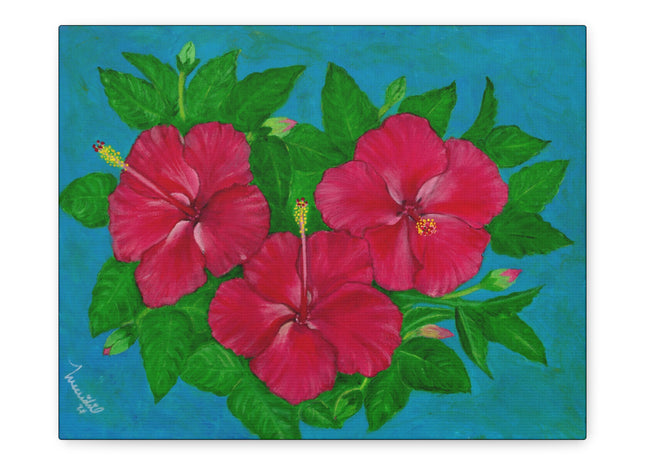 Trio (Amapolas) - Matte Canvas, Stretched, 1.25"