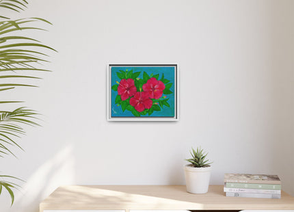 Trio Amapola Matte Framed Canvas