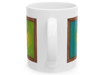 Hieroglyphics Taino Symbols Ceramic Mug —  Coffee Cup (11oz & 15oz)
