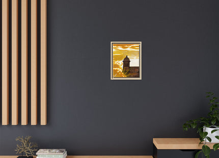 Atardecer en San Juan Framed Canva