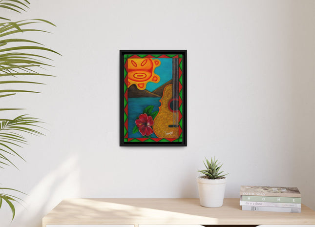 Framed Canva art - Cuantro Soleado (matte)