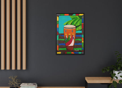 Framed Canvas Art — Conga Campera (Three wise men)