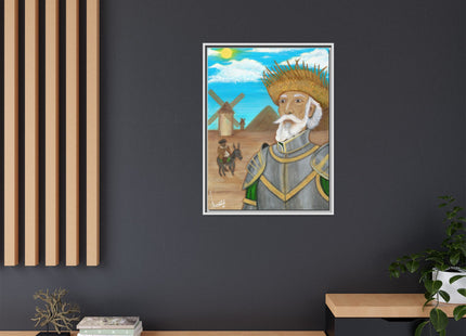 Quijote Jíbaro Framed Canvas - Matte