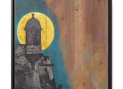 La Garita at Night Matte Canvas Print, Framed