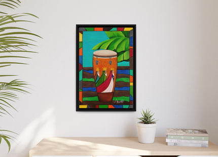 Framed Canvas Art — Conga Campera (Three wise men)