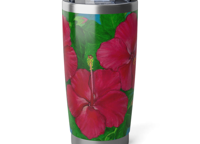 Trio Amapola - Hibiscus Floral 20oz Tumbler — Insulated Travel Cup