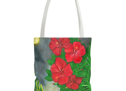 Una Noche en Puerto Rico with coqui and amapolas - Tote Bag