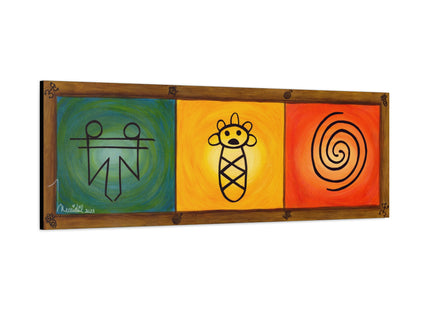 Jeroglífico 2 - Matte Canvas, Stretched, 1.25"