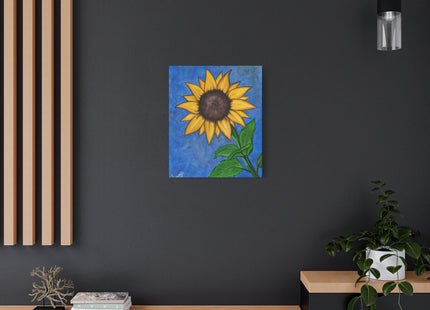 La flor de sol - Matte Canvas, Stretched, 1.25"