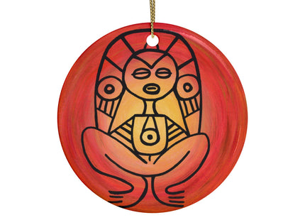 Atabey - Taino Hieroglyphics Heritage Ornament