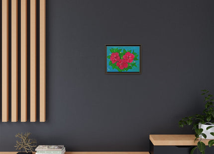 Trio Amapola Matte Framed Canvas