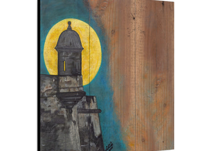 Garita at Night - Matte Canvas, Stretched, 1.25"