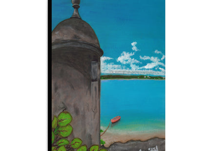 De Pezca en San Juan - Matte Canvas, Stretched, 1.25"