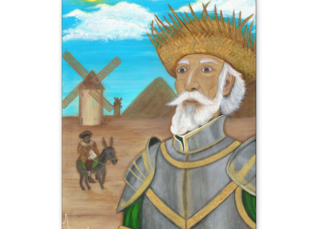 El Quijote Jibaro - Matte Canvas, Stretched, 1.25"