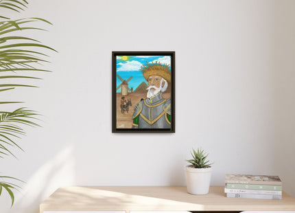 Quijote Jíbaro Framed Canvas - Matte