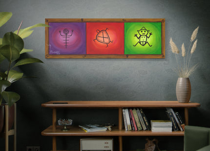 Jeroglífico 1 - Matte Canvas, Stretched, 1.25"