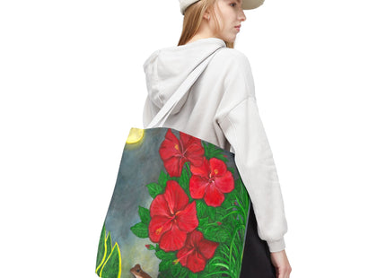 Una Noche en Puerto Rico with coqui and amapolas - Tote Bag