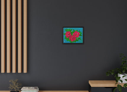 Trio Amapola Matte Framed Canvas
