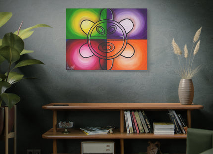 Sol Colorido - Matte Canvas, Stretched, 1.25"