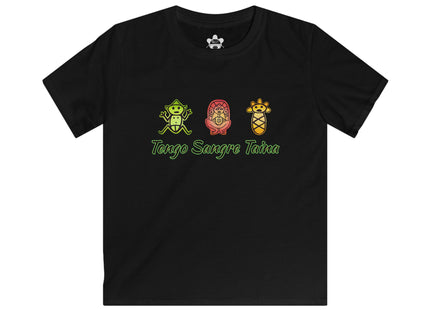 Tengo Sangre Taina Kids T-Shirt - Colorful Heart & Family Design