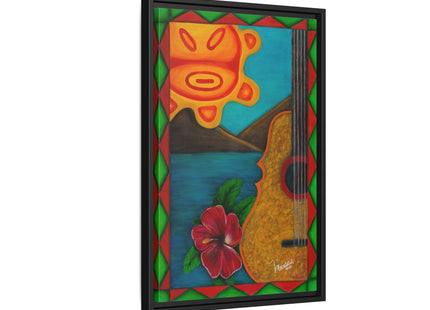 Framed Canva art - Cuantro Soleado (matte)