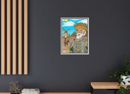 Quijote Jíbaro Framed Canvas - Matte