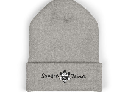 Taino Symbol Beanie Hat Embroidered with Sangre Taina Logo - Classic