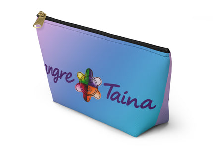 Sangre Taina Logo Make-up, Accessories Pouch with T‑Bottom