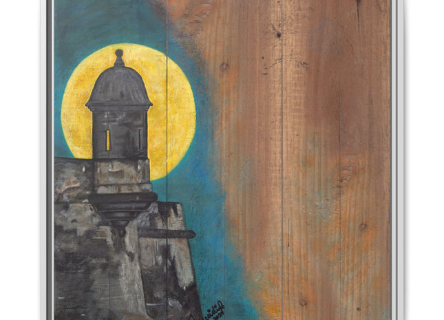 La Garita at Night Matte Canvas Print, Framed