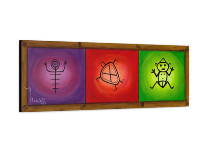 Jeroglífico 1 - Matte Canvas, Stretched, 1.25"